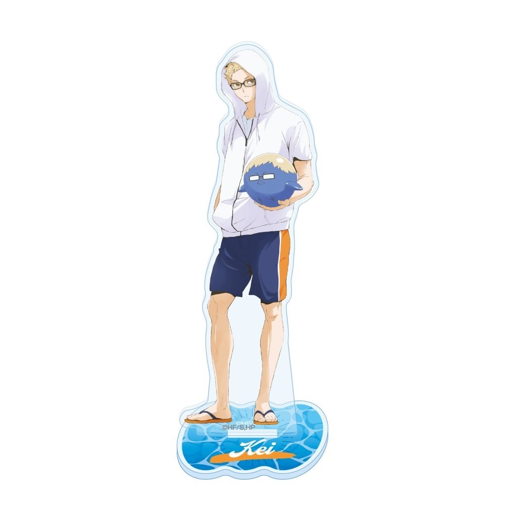 Toho Haikyu!! Acrylic Stand Beach Ball Ver. Tsukishima Hotaru รูปภาพ 2