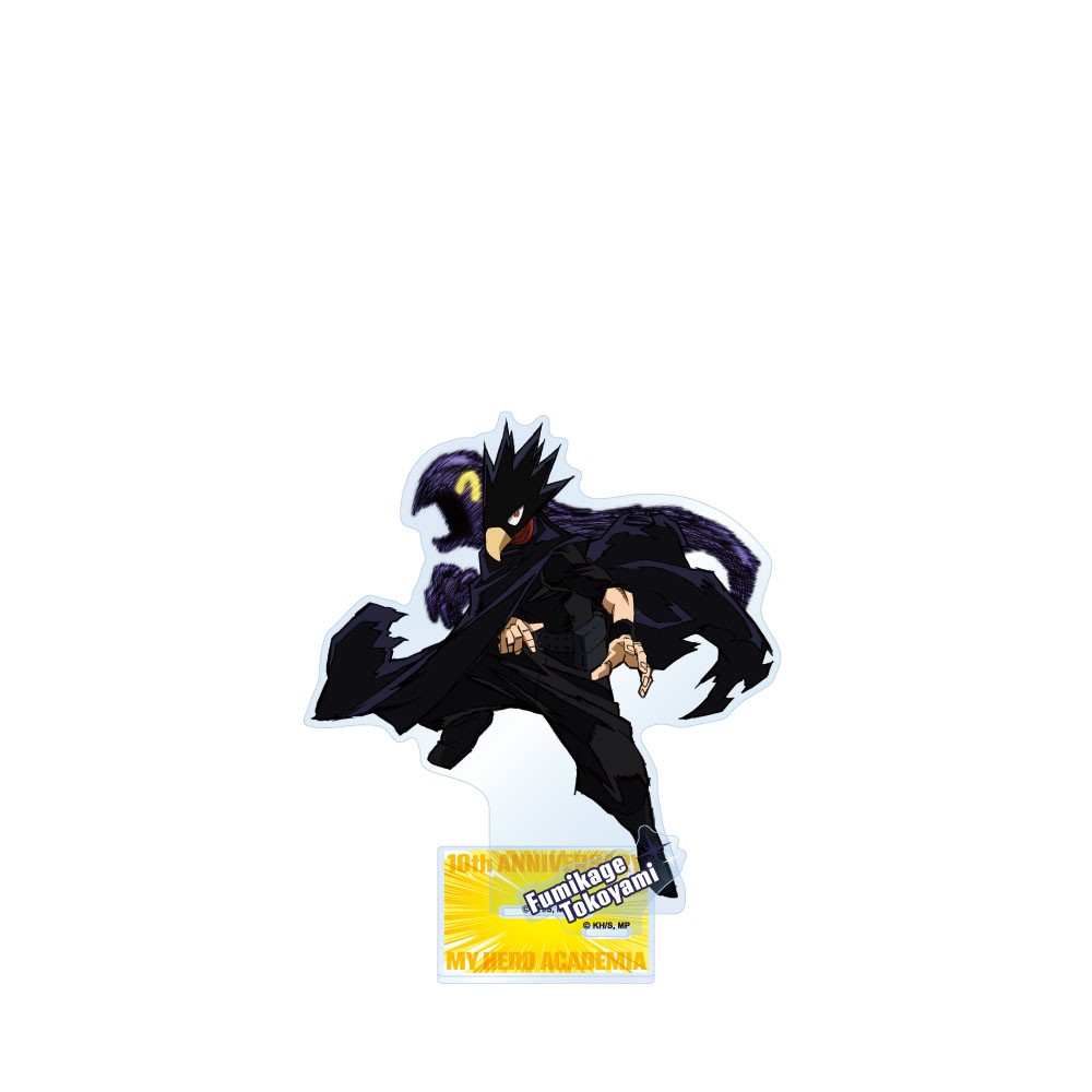 Toho My Hero Academia TV Animation 10th Anniversary Key Visual Acrylic Stand Fumikage Tokoyami (Anime Toy) hình ảnh 2