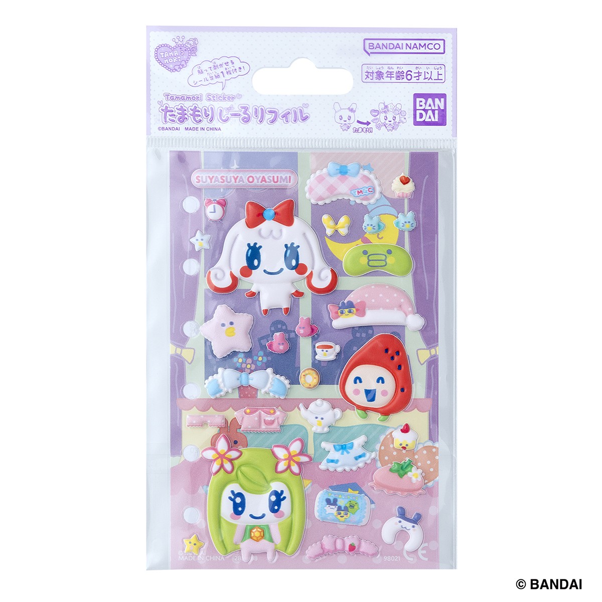 Bandai Tamamori Sticker Refill Suya Suya Good Night Set (Anime Toy) 圖片 2