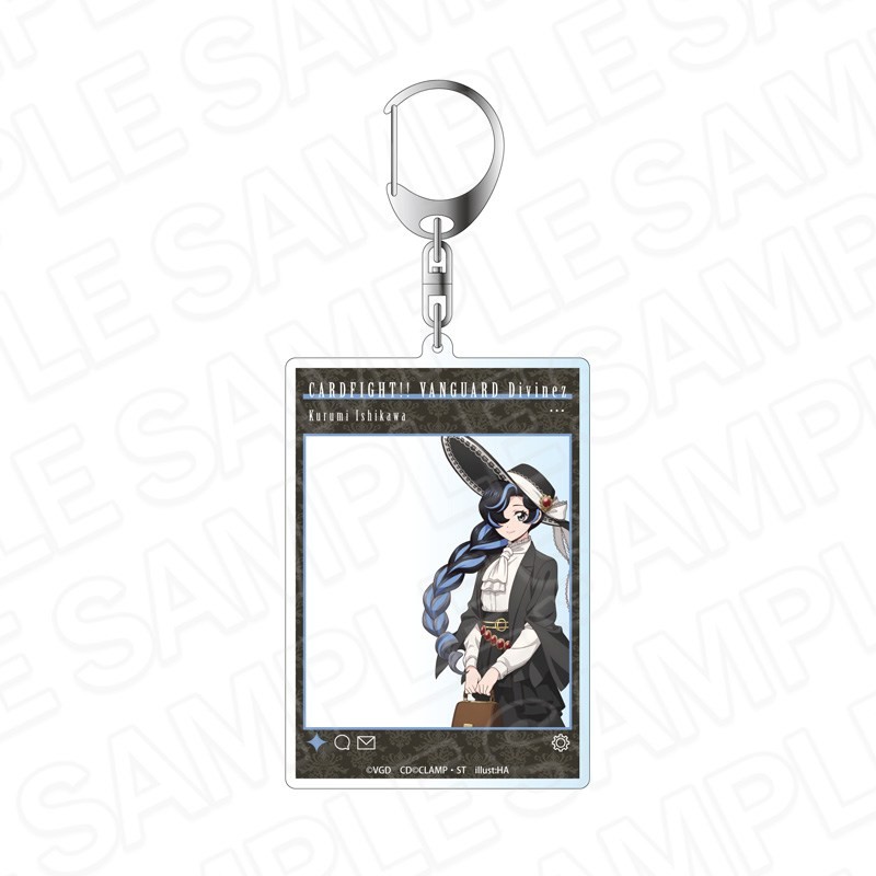 Contents Seed Cardfight!! Vanguard Divinez Genshin Seisen Ver. SNS Style Acrylic Key Ring Kurumi Ishikawa Neo-Victorian Ver. (Anime Toy) image 2