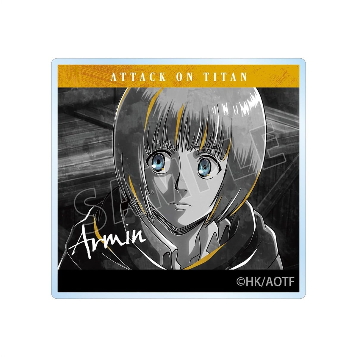 arma bianca Attack on Titan Armin Ani-Art Black LABEL Vol.3 Acrylic Mascot gambar 2