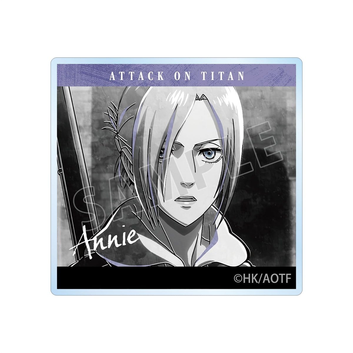 arma bianca Attack on Titan Annie Ani-Art Black LABEL Vol.3 Acrylic Mascot 이미지 2