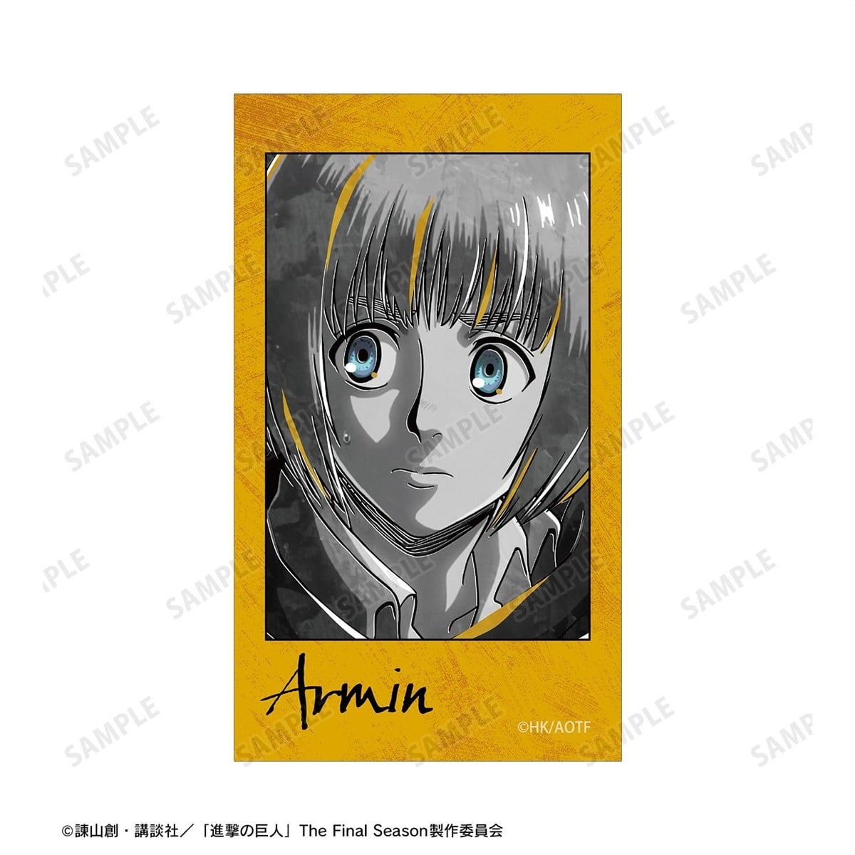 arma bianca Attack on Titan Armin Ani-Art Black LABEL Vol.3 Ani-Frame (Set of 2) Bild 4