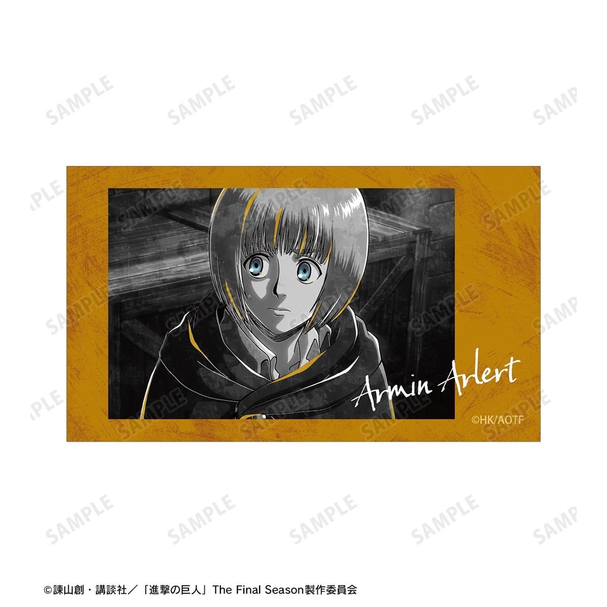 arma bianca Attack on Titan Armin Ani-Art Black LABEL Vol.3 Ani-Frame (Set of 2) Bild 5
