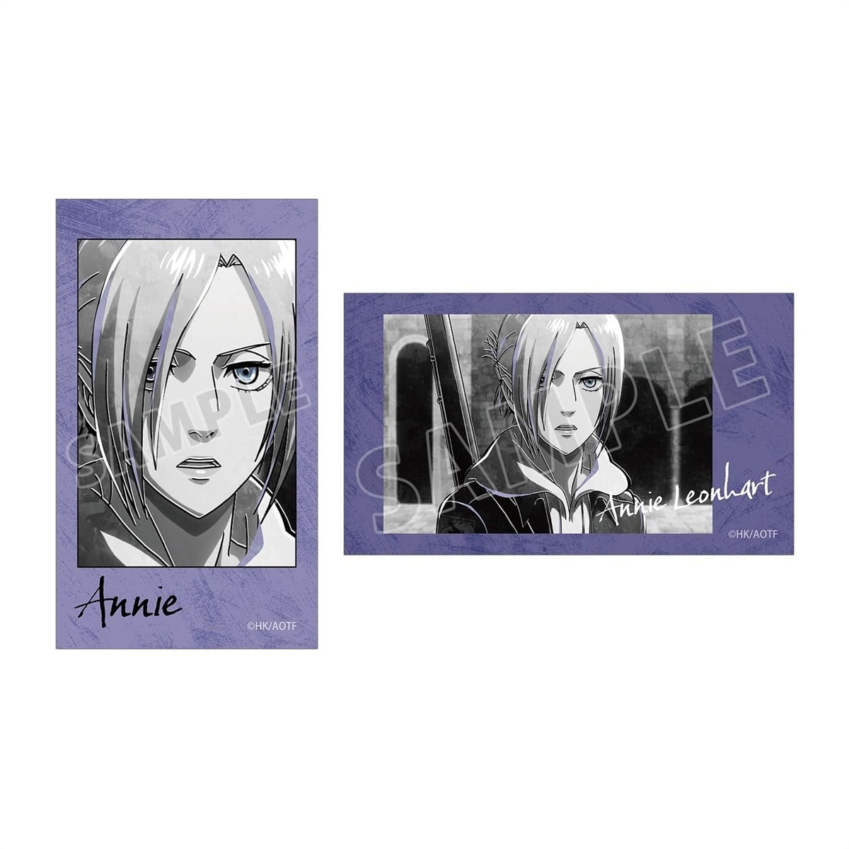 arma bianca Attack on Titan Annie Ani-Art Black LABEL Vol.3 Ani-Frame (Set of 2) 이미지 2