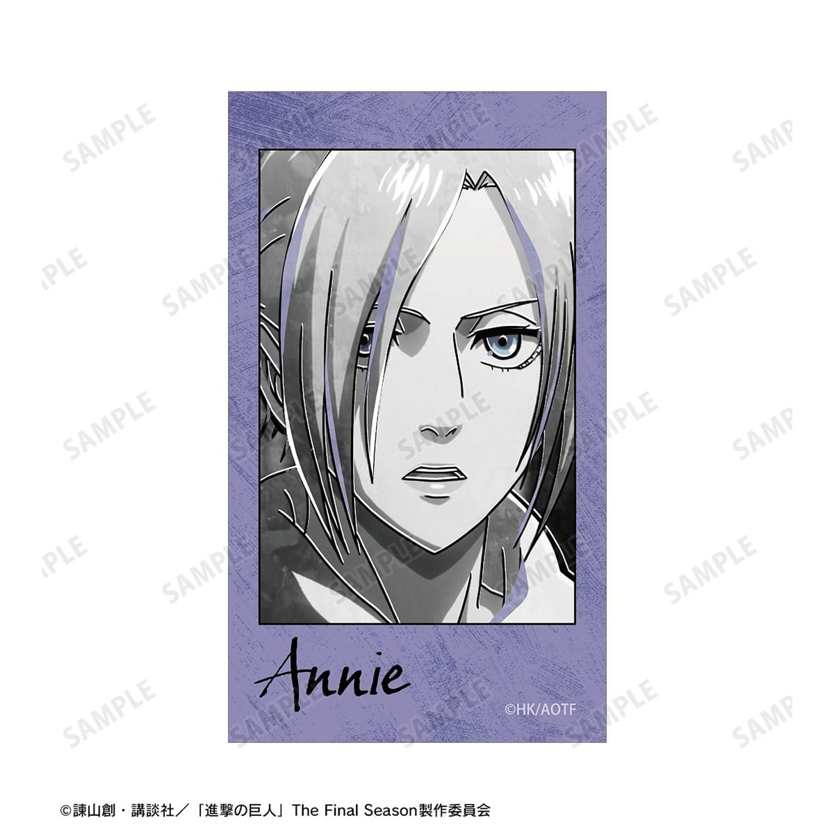 arma bianca Attack on Titan Annie Ani-Art Black LABEL Vol.3 Ani-Frame (Set of 2) 이미지 4