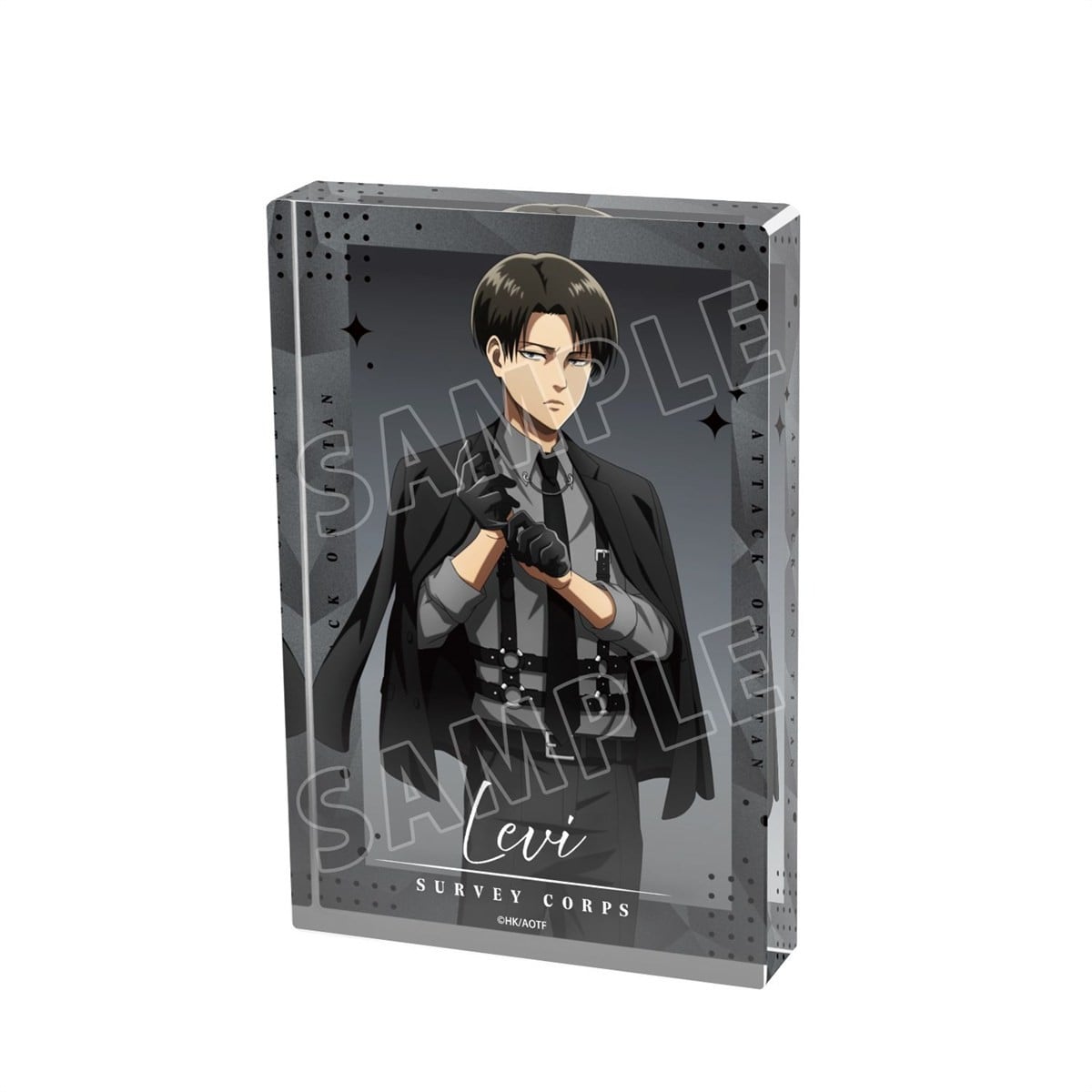 arma bianca Attack on Titan [Especially Illustrated] Levi Harness Style Ver. Acrylic Block gambar 2