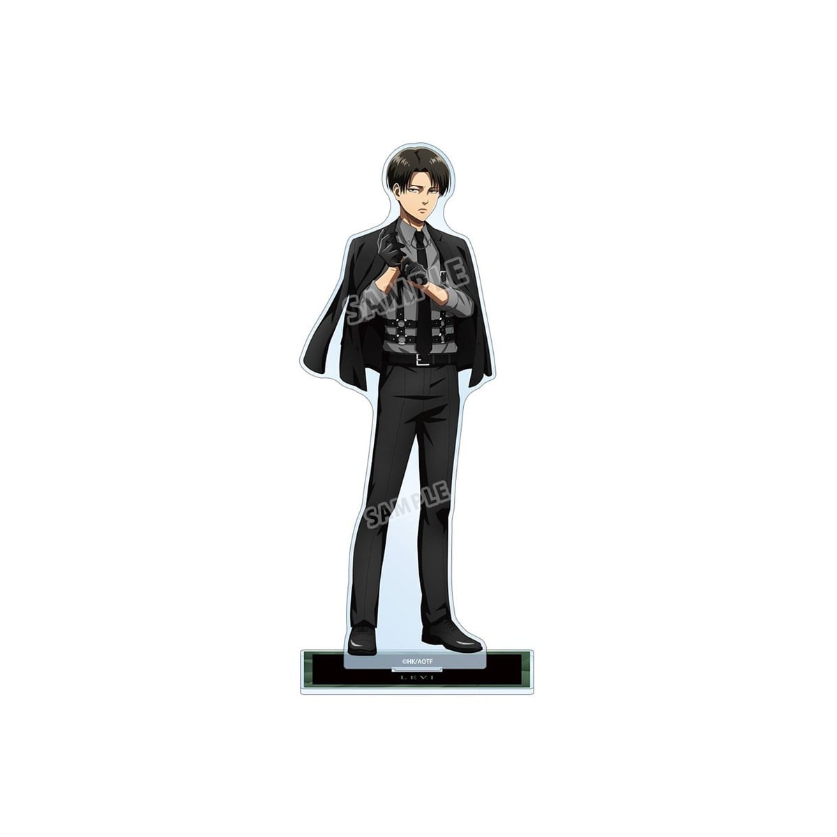 arma bianca Attack on Titan [Especially Illustrated] Levi Harness Style &amp; Coloring Ver. Extra Large Acrylic Stand imagen 2