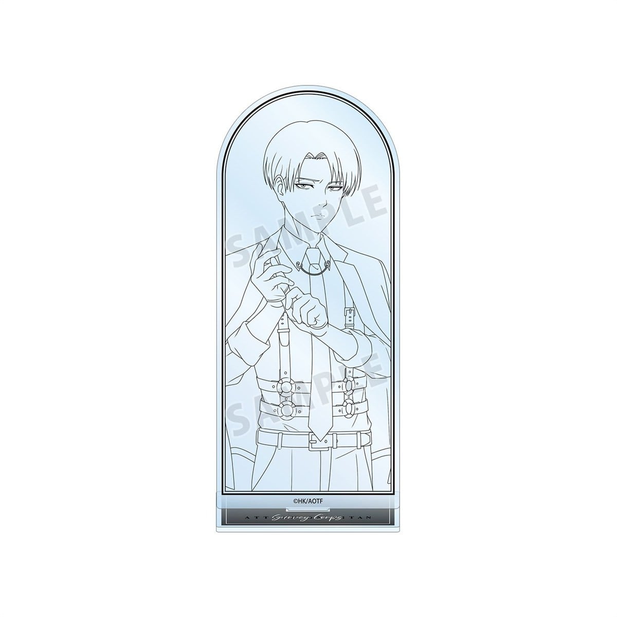 arma bianca Attack on Titan [Especially Illustrated] Levi Harness Style &amp; Line Art Ver. Big Acrylic Stand imagen 2