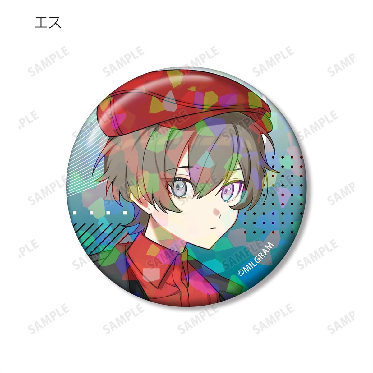 arma bianca MILGRAM Newly Drawn 5th Anniversary Ver. Trading Hologram Can Badge (Set of 12) (Anime Toy) 图片 4