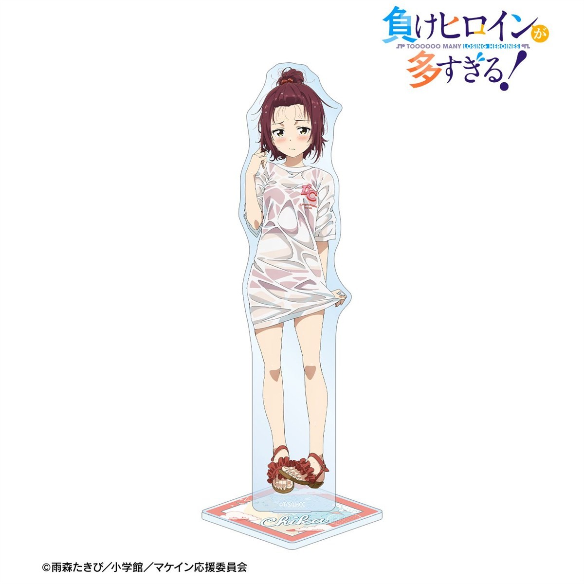 arma bianca Too Many Losing Heroines! Newly Drawn Chika Komari Beach Date Ver. Extra Large Acrylic Stand (Anime Toy) hình ảnh 3