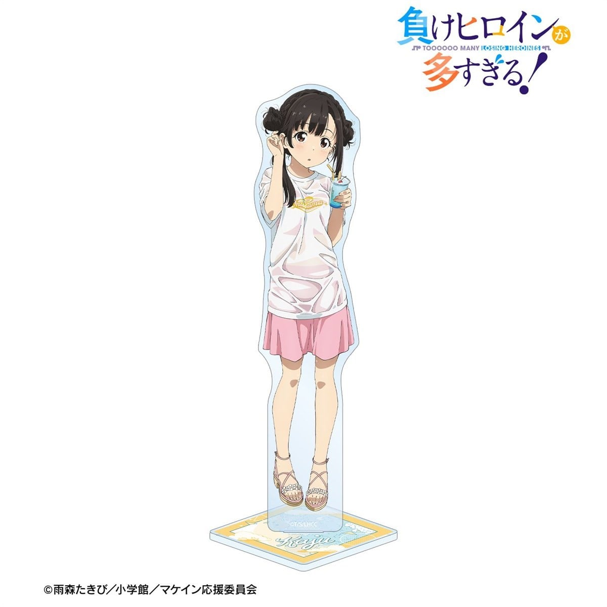 arma bianca Too Many Losing Heroines! Newly Drawn Yoshiki Nukumizu Beach Date Ver. Extra Large Acrylic Stand image 3