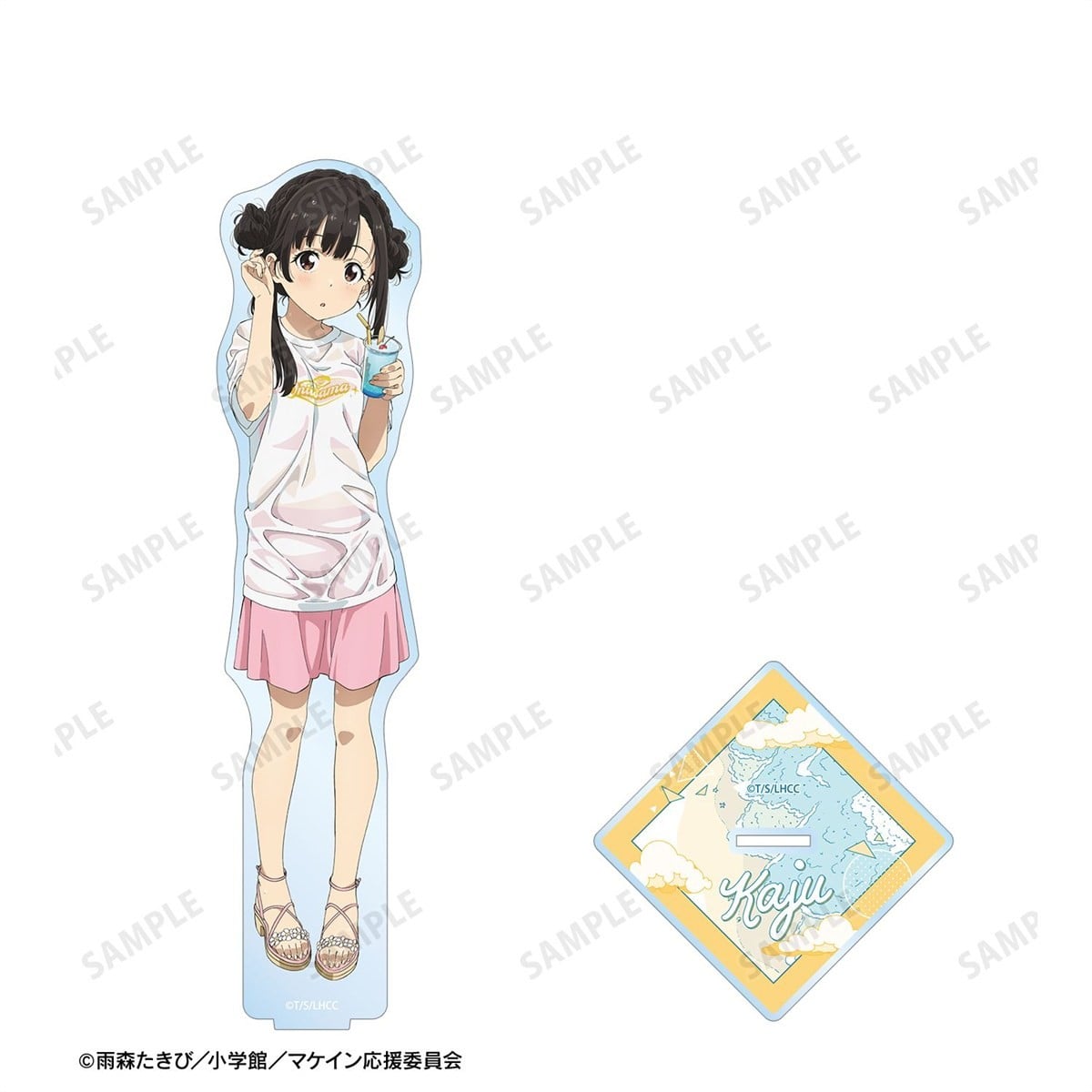arma bianca Too Many Losing Heroines! Newly Drawn Yoshiki Nukumizu Beach Date Ver. Extra Large Acrylic Stand image 4