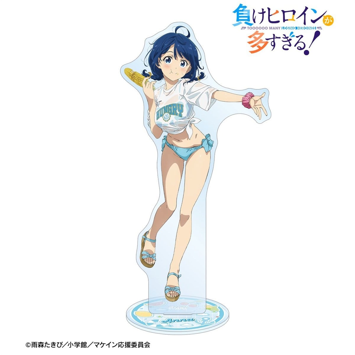 arma bianca Too Many Losing Heroines! Newly Drawn Anna Yanami Beach Date Ver. BIG Acrylic Stand imagen 3