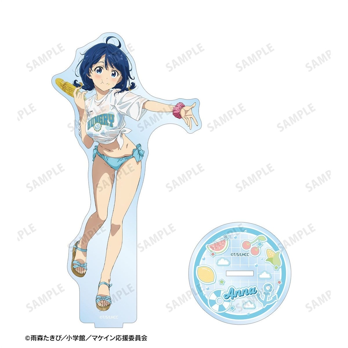 arma bianca Too Many Losing Heroines! Newly Drawn Anna Yanami Beach Date Ver. BIG Acrylic Stand imagen 4
