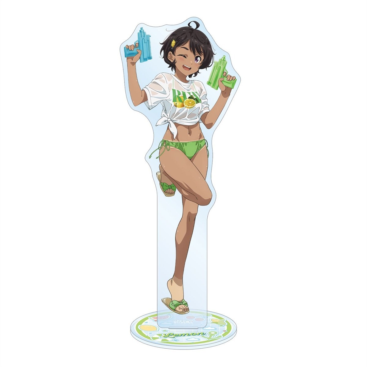 arma bianca Too Many Losing Heroines! Newly Drawn Lemon Yakishio Beach Date Ver. BIG Acrylic Stand (Anime Toy) hình ảnh 2
