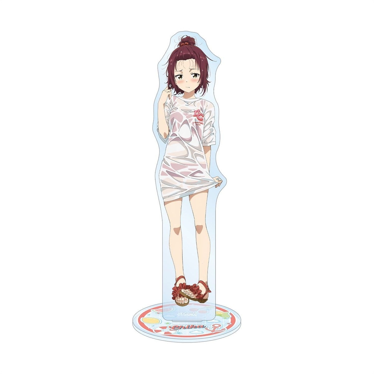 arma bianca Too Many Losing Heroines! Newly Drawn Chika Komari Beach Date Ver. BIG Acrylic Stand imagen 2