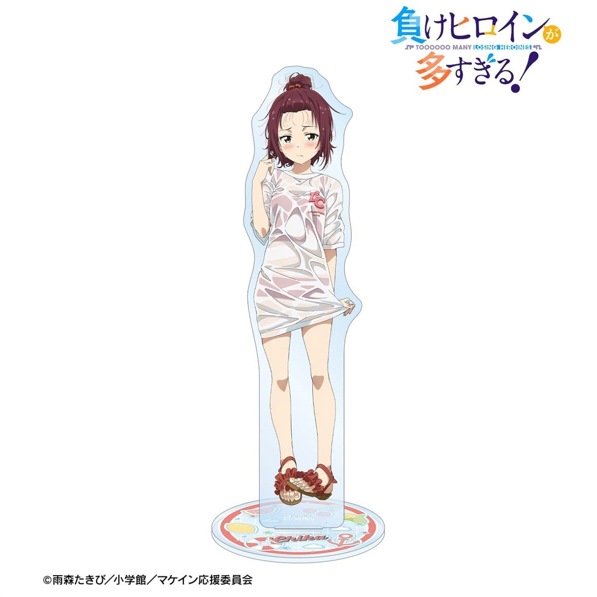arma bianca Too Many Losing Heroines! Newly Drawn Chika Komari Beach Date Ver. BIG Acrylic Stand imagen 3