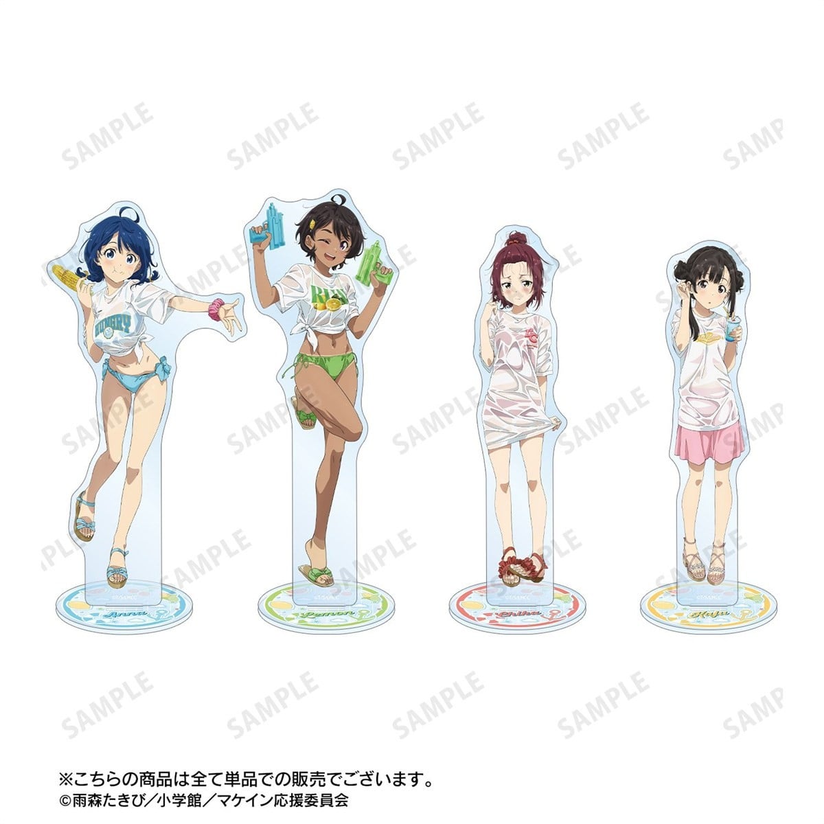 arma bianca Too Many Losing Heroines! Newly Drawn Chika Komari Beach Date Ver. BIG Acrylic Stand imagen 5