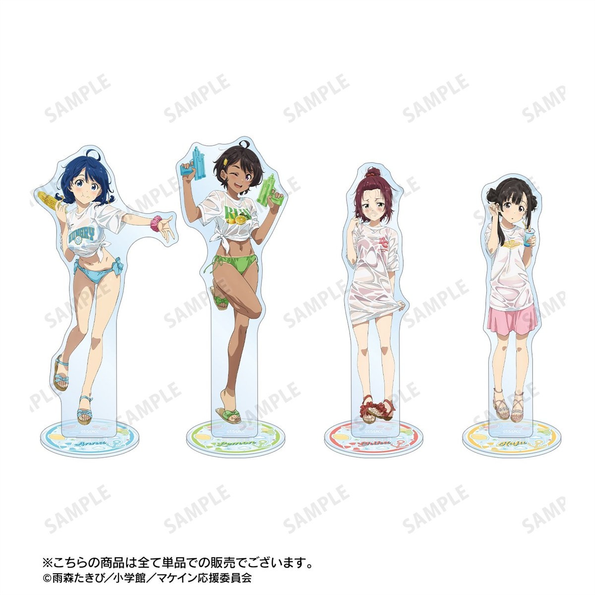 arma bianca Too Many Losing Heroines! Newly Drawn Yoshiki Nukumizu Beach Date Ver. BIG Acrylic Stand (Anime Toy) image 5