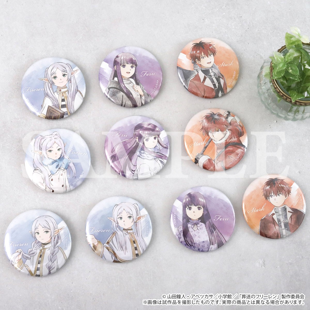 Movic Frieren: Beyond Journey's End Chara Badge Collection /Art-Pic (เซ็ต 10 ชิ้น) (ของเล่นอนิเมะ) รูปภาพ 3