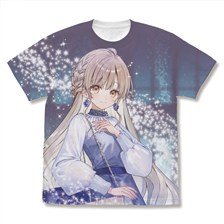Cospa The Angel Next Door Spoils Me Rotten [Especially Illustrated] Mahiru Shiina Full Graphic T-Shirt 20th Anniversary / White XL (Anime Toy)