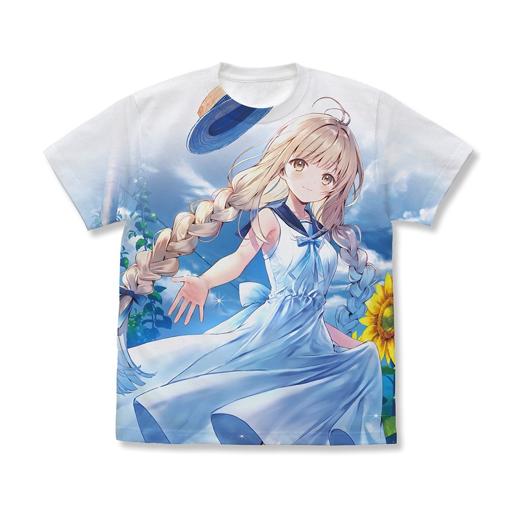 Cospa The Angel Next Door Spoils Me Rotten Original Ver. Mahiru Shiina Full Graphic T-Shirt Vol.5 Cover Illust Ver./ White XL (Anime Toy) รูปภาพ 2