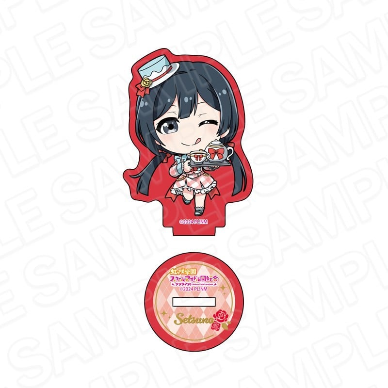 Contents Seed Love Live! Nijigasaki High School Idol Club Glitter Mini Acrylic Figure Setsuna Yuki Tea Time Deformed Ver. 이미지 2