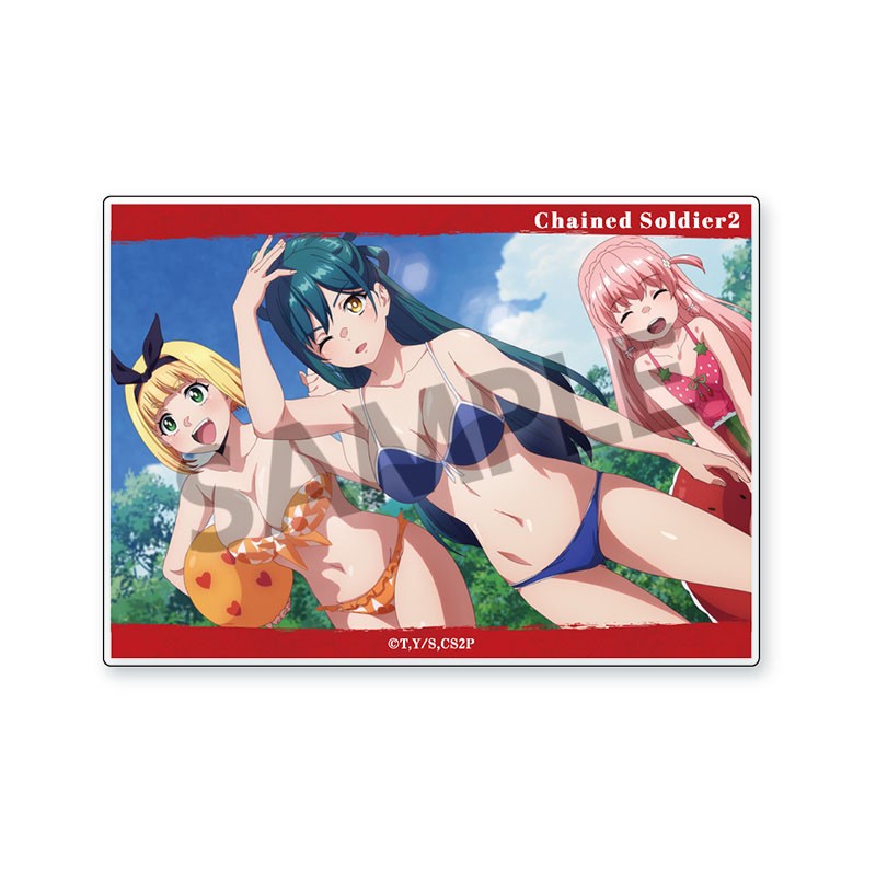 Hobby Stock Chained Soldier 2 Acrylic Card Episode 7 Bonus (Himari Azuma &amp; Shushu &amp; Nei) (Anime Toy) imagen 2