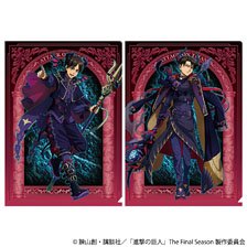Movic Attack on Titan Clear File Set / Eren & Levi - Devil - (Anime Toy)