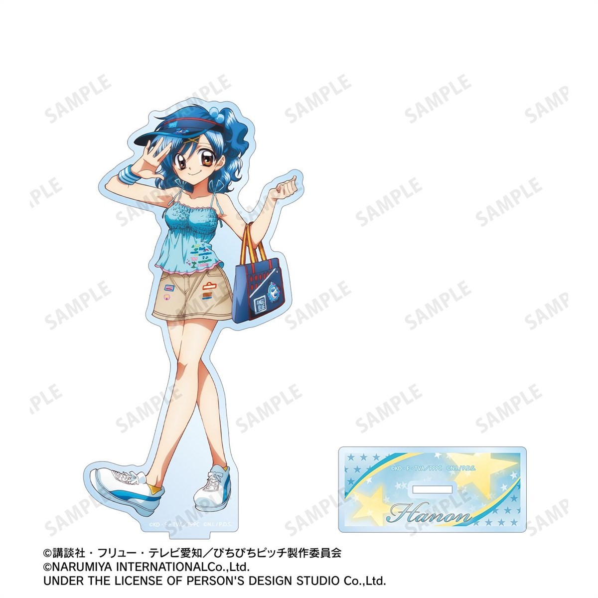 arma bianca Mermaid Melody Pichi Pichi Pitch ANGEL BLUE Collaboration Newly Drawn Hanon Hosho Big Acrylic Stand Ver. A image 4