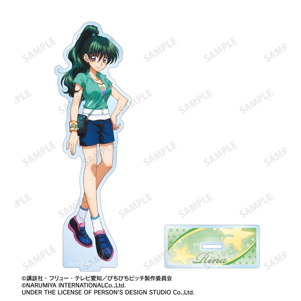 arma bianca Mermaid Melody Pichi Pichi Pitch ANGEL BLUE Collaboration Newly Drawn Rina Toin Big Acrylic Stand Ver. A image 4