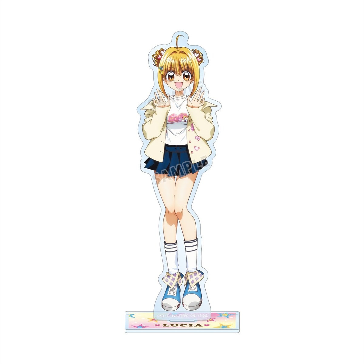 arma bianca Mermaid Melody Pichi Pichi Pitch ANGEL BLUE Collaboration Newly Drawn Lucia Nanami Big Acrylic Stand Ver. B image 2