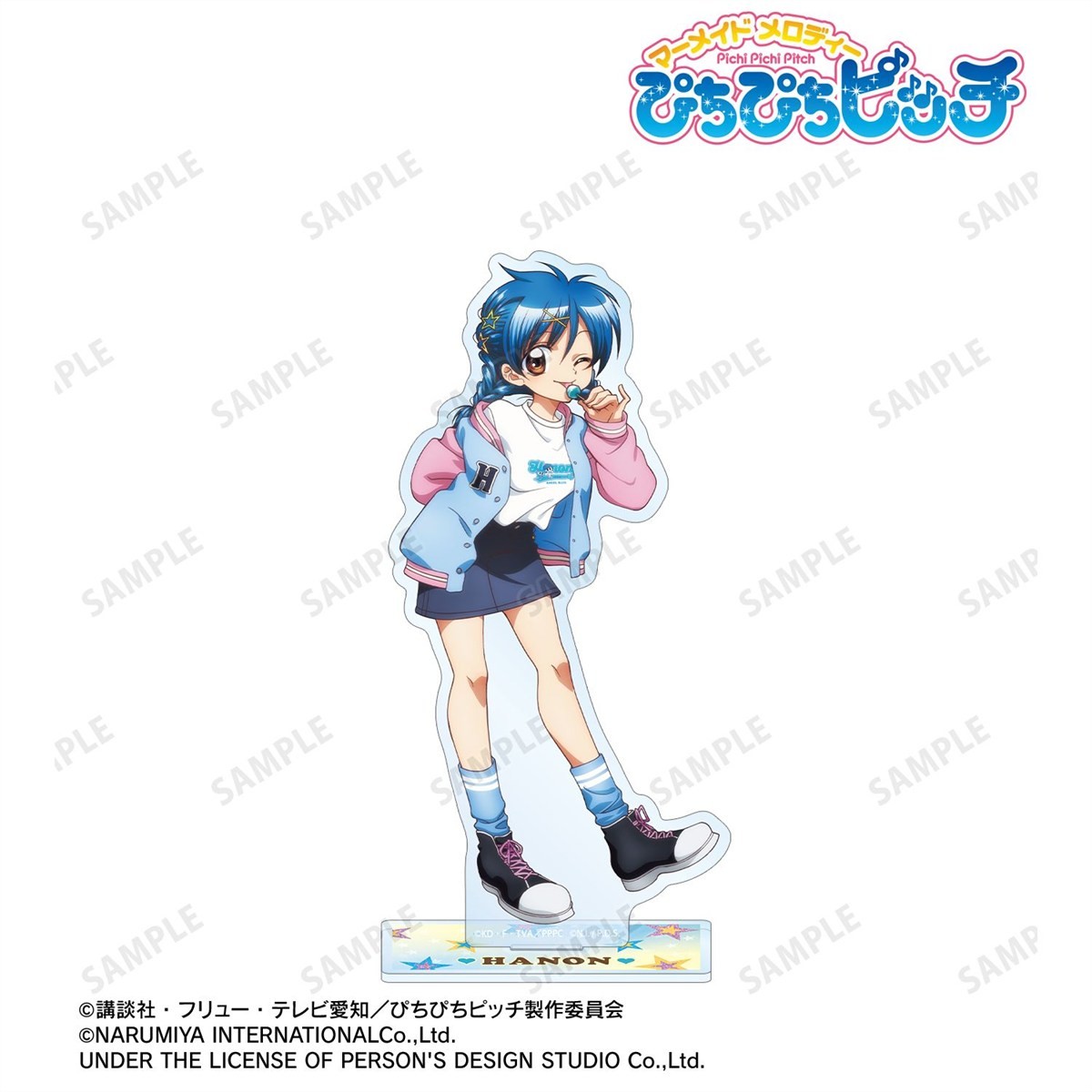 arma bianca Mermaid Melody Pichi Pichi Pitch ANGEL BLUE Collaboration Newly Drawn Hanon Hosho Big Acrylic Stand Ver. B 图片 3