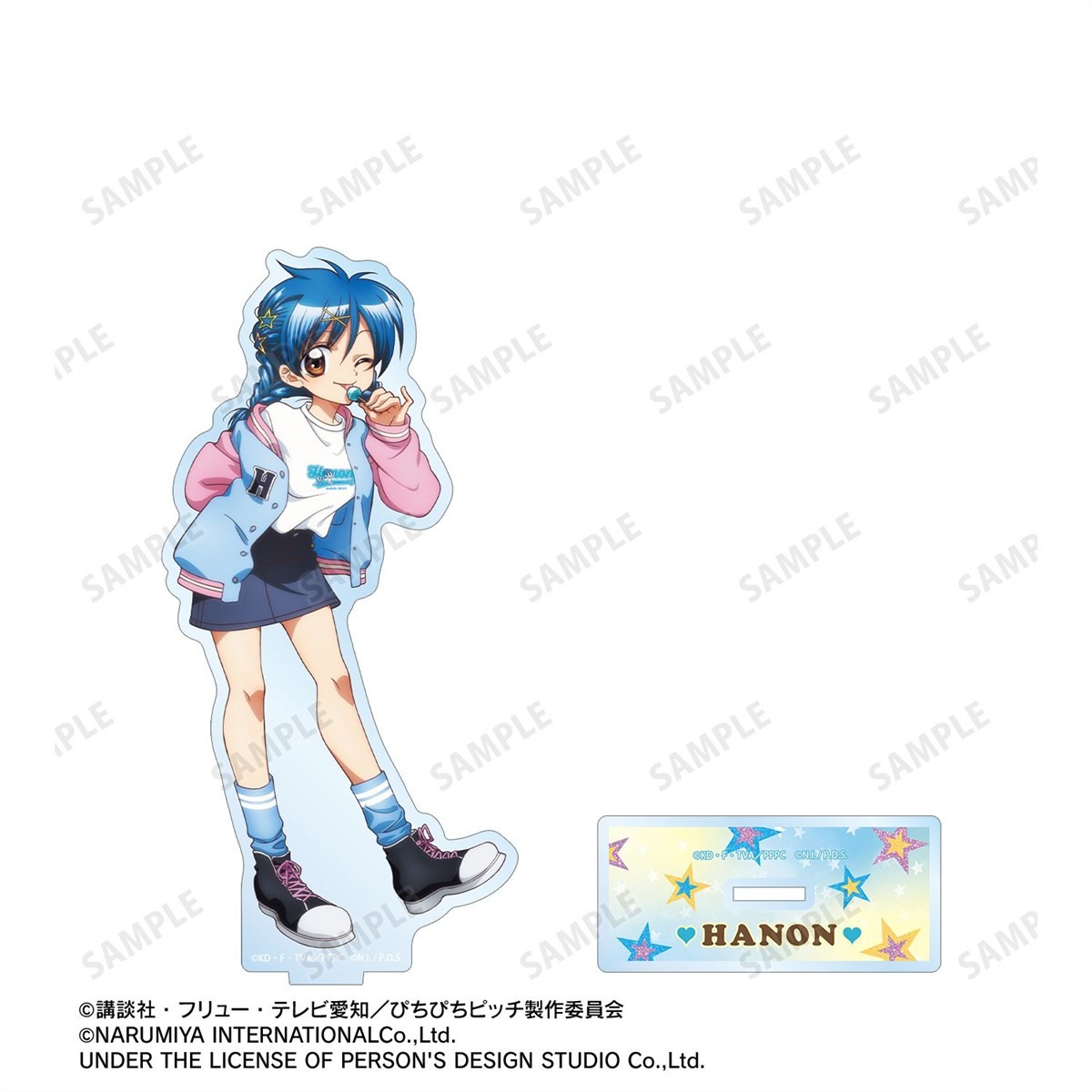 arma bianca Mermaid Melody Pichi Pichi Pitch ANGEL BLUE Collaboration Newly Drawn Hanon Hosho Big Acrylic Stand Ver. B 图片 4
