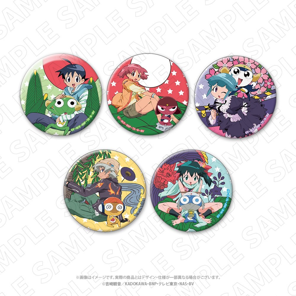 Tokyo Gets Charaditional Toy Sgt. Frog значки กระป๋องเทรดดิ้งลายฮานาฟุดะ (เซ็ต 5 ชิ้น) (ของเล่นอนิเมะ) รูปภาพ 2