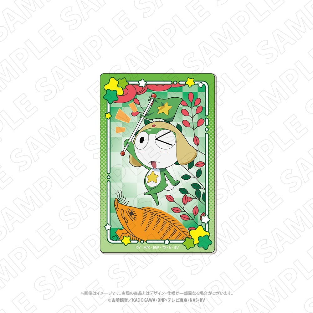 Tokyo Gets Charaditional Toy Sgt. Frog Hanafuda-Muster Acrylkarte (Chibi Kero) (Anime Toy) Bild 2