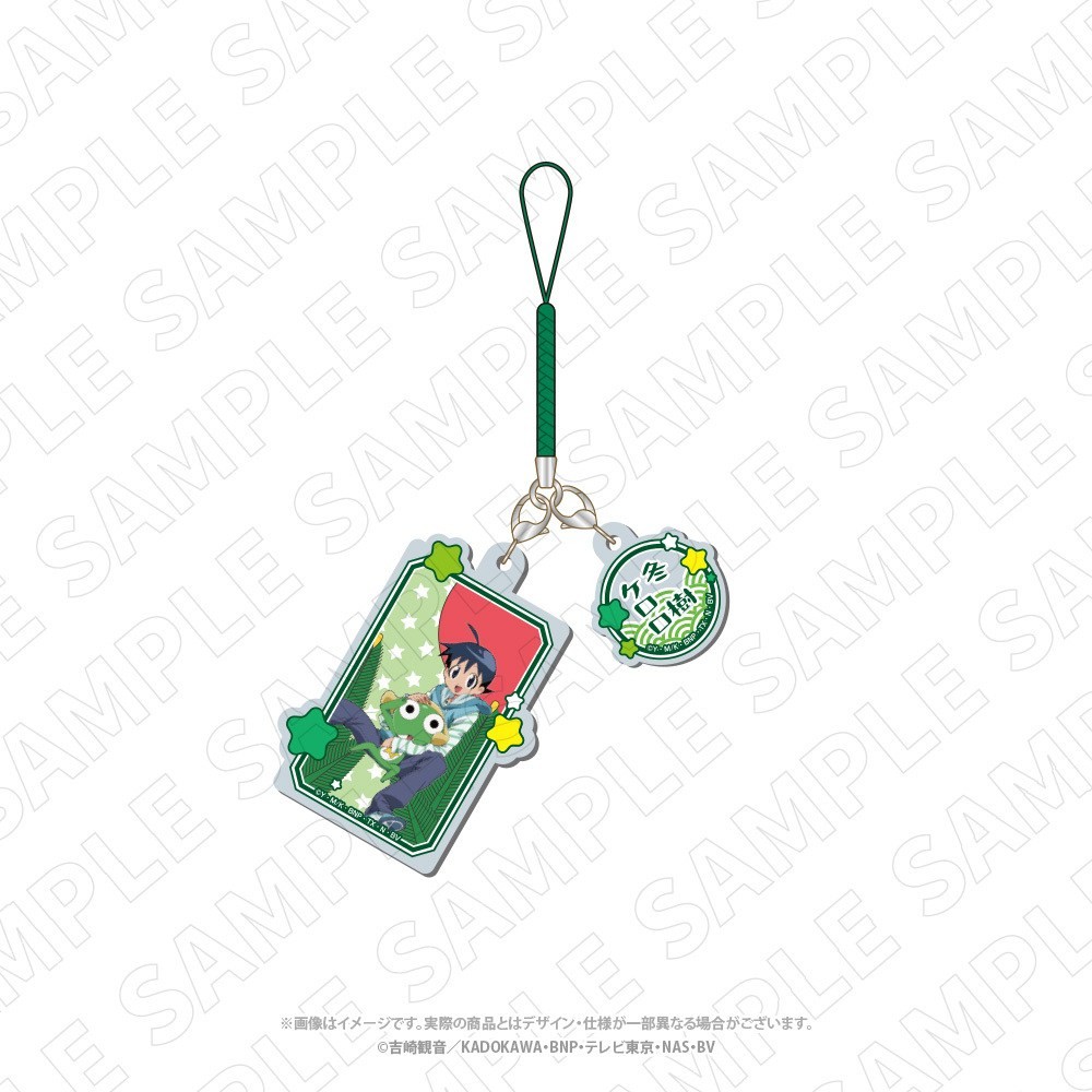 Tokyo Gets Charaditional Toy Sgt. Frog สตแรปเนทสึเกะอะคริลิคลายฮานาฟุดะ (เคโระโระ & ฟุยุกิ) (ของเล่นอนิเมะ) รูปภาพ 2