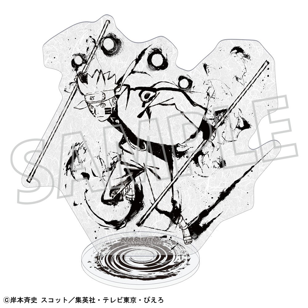 Movic Naruto: Shippuden แท่นตั้งอะคริลิคลายกระดาษญี่ปุ่น / อุสึมากิ นารูโตะ รูปภาพ 2