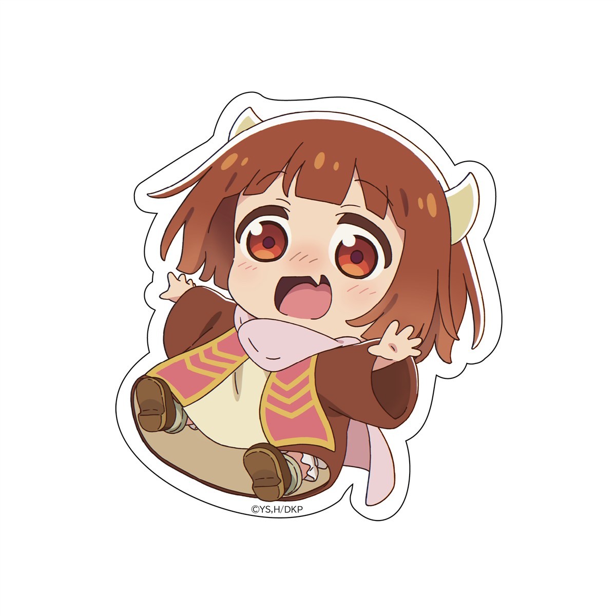 EMT Squared [The Daughter of the Demon Lord Is Too Kind!] Deformed Die-cut Sticker Doux รูปภาพ 2