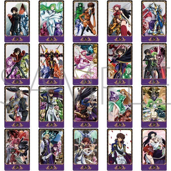 Movic Code Geass: Lelouch of the Rebellion Memorial Clear Card Collection / Lelouch of the Rebellion (Set of 10) (Anime Toy) Bild 2
