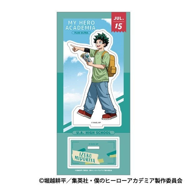 Movic My Hero Academia Acrylic Stand / Izuku Midoriya Local รูปภาพ 3