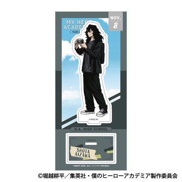 Movic My Hero Academia Acrylic Stand / Shota Aizawa Local (Anime Toy) imagen 3