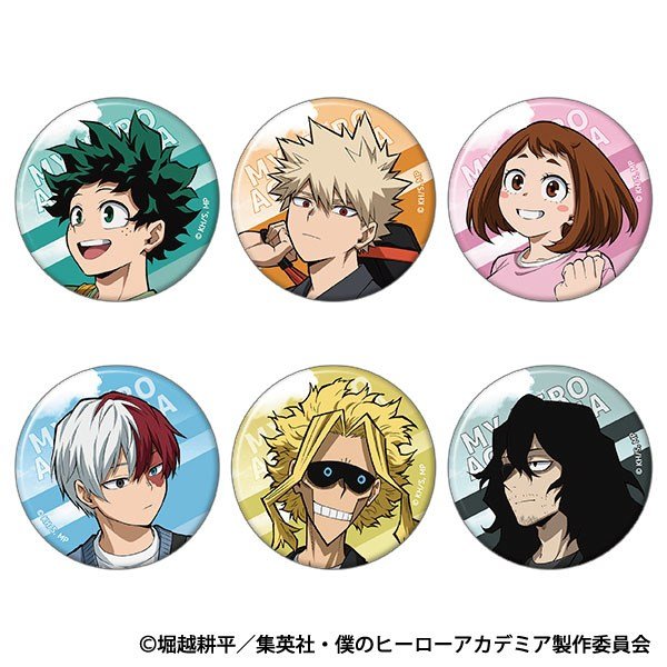 Movic My Hero Academia Chara Badge Collection / Local (Set of 6) รูปภาพ 2