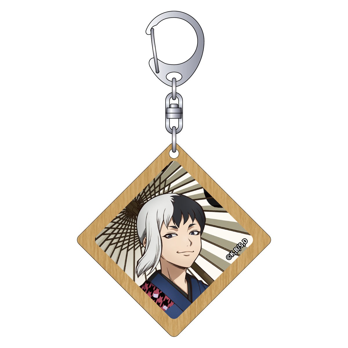 Movic Dr. Stone Wooden Tag Key Ring / Gen Asagiri (Anime Toy) 圖片 2