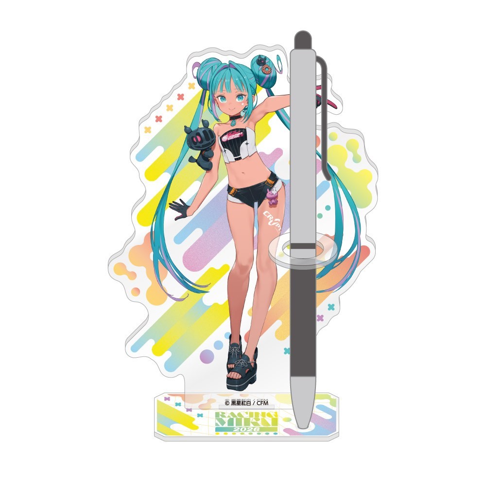 Caravan Racing Miku 2026 Sepang Ver. Acrylic Pen Stand (Anime Toy) รูปภาพ 2