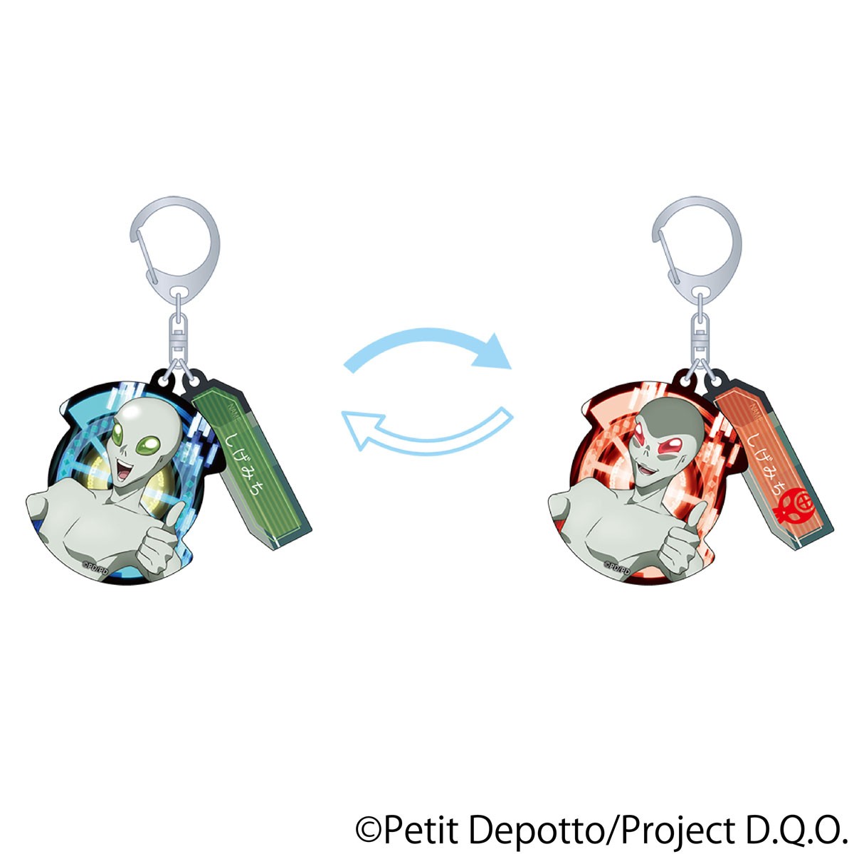 Movic Gnosia Double Lenticular Keychain/Shigemichi (Anime Toy) Bild 2