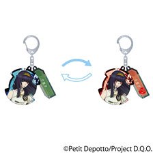Movic Gnosia Double Lenticular Keychain/Yuriko (Anime Toy) รูปภาพ 1