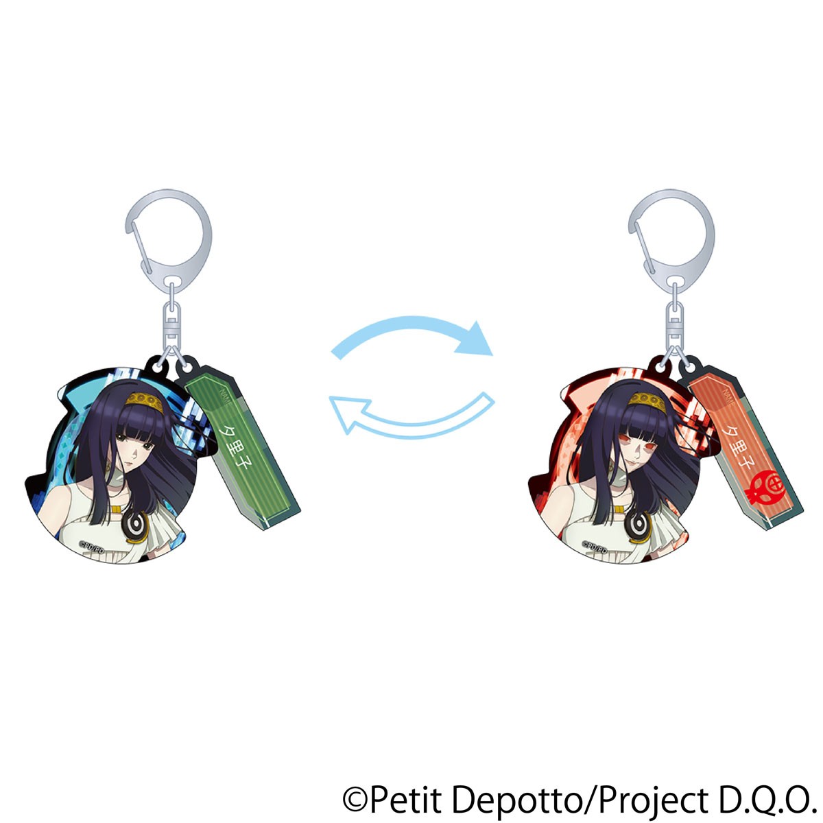 Movic Gnosia Double Lenticular Keychain/Yuriko (Anime Toy) รูปภาพ 2