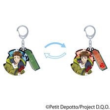 Movic Gnosia Double Lenticular Keychain/Chipie (Anime Toy) Bild 1